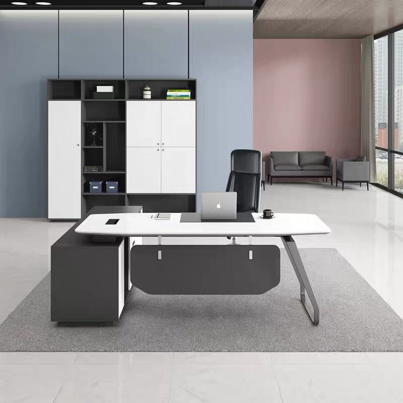 New boss table simple modern manager table I shaped creative boss table light luxury supervisor office table and chair combination