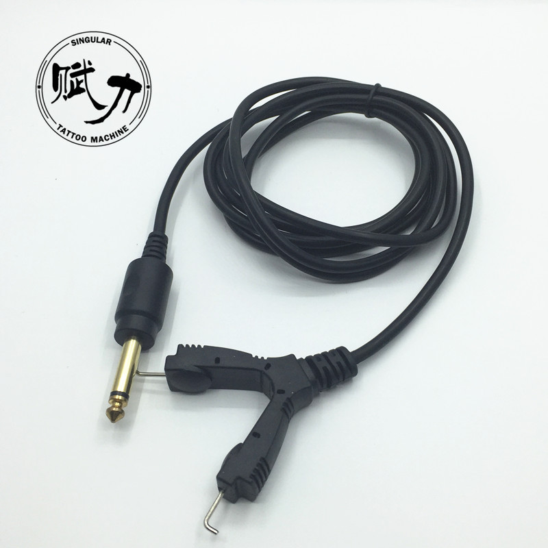 High-End Tattoo Hook Line, Aikoo Hook Line, Black and Gray, 2m Long, Hook Line Power Supply, Foot Pedal Tattoo Equipment, Line Length 2m High-End Tattoo Hook Line, Aikoo Hook Line, Black and Gray, 2m Long, Hook Line Power Supply, Foot Pedal Tattoo Equipment, Line Length 2m