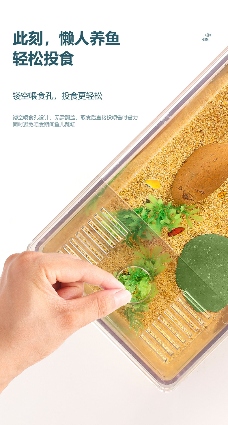 Аквариум 盛科析创意免换水族箱桌面金鱼缸家用小型迷你静音过滤造景生态缸