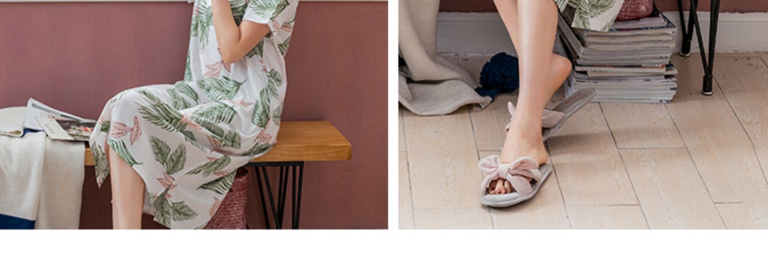 Váy ngủ nữ mùa thu cotton dài tay đồ ngủ nữ phiên bản Hàn Quốc của váy rộng kích thước lớn nữ sinh viên dài đầu gối váy ngủ váy ngủ lụa tơ tằm
