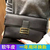 Вместительная и большая маленькая сумка клатч, сумка на одно плечо для отдыха, кожаная сумка с петлей на руку, коллекция 2021, из натуральной кожи