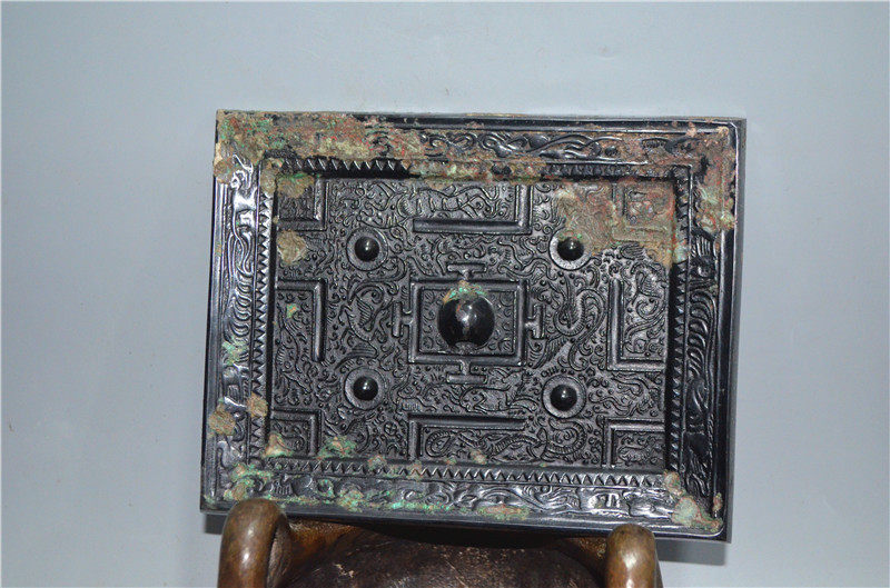 Imitation ancient bronze ware bronze mirror silver light black lacquered ancient 171141109 Bauer with good old qi and bronze mirror connoisseurate collection-Taobao