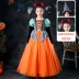 Halloween trẻ em trang phục cho bé gái trang phục phù thủy trang phục cho bé gái trang phục ma cà rồng trang phục cosplay gg doodle halloween Trang phục haloween