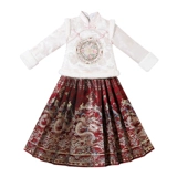 Детская демисезонная юбка, утепленный комплект, зимнее ханьфу