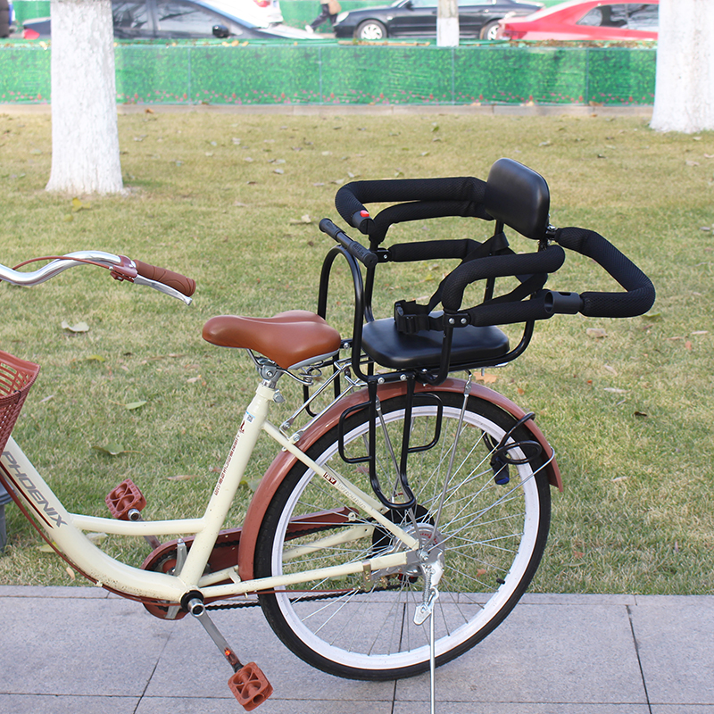Bike Child Seat Rear Fence Armrest Pedalling Toddler Child Safety Biking Chair Thickened Backseat-Taobao