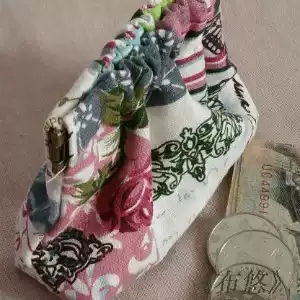 Buyuyuanruan hand fabric spring piece gold bag coin wallet wallet wallet storage bag