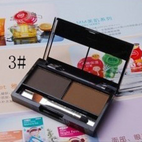 B0032 smart one mèo trang điểm hai màu lông mày bột bút chì kẻ lông mày dạng kem ba chiều không thấm nước và khóa chống mồ hôi màu không nở chì kẻ chân mày innisfree