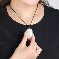 Hetian Jade safe thing brand pendant suet White Jade bread brand jade pendant for men and women jade pendant jade pendant