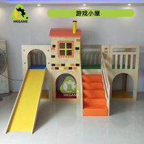 Early Education Kindergarten Game Lodge Early Teach Children Sensory training Wooden Fitness Training Climbing Rack Sports