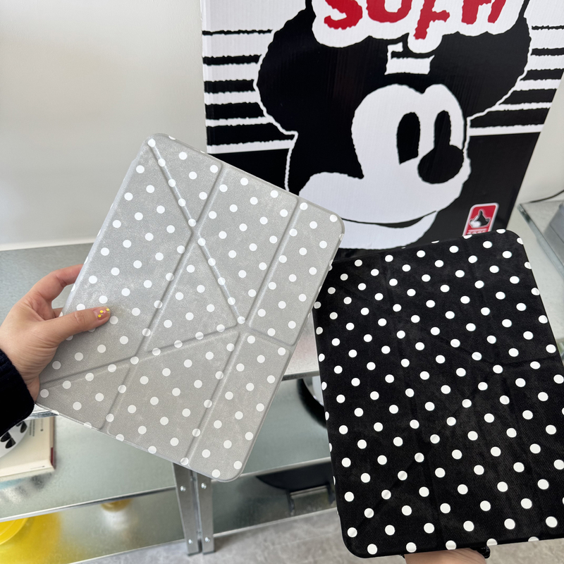 Idle「iPad Y Wave Dot Case」Protective Case Pro Suitable for Apple Tablet Protective Cover Japanese and Korean 11 Tablet Autumn and Winter New Model with Pen Slot Anti-Fall Anti-Collision Air7 Idle「iPad Y Wave Dot Case」Protective Case Pro Suitable for Apple Tablet Protective Cover Japanese and Korean 11 Tablet Autumn and Winter New Model with Pen Slot Anti-Fall Anti-Collision Air7