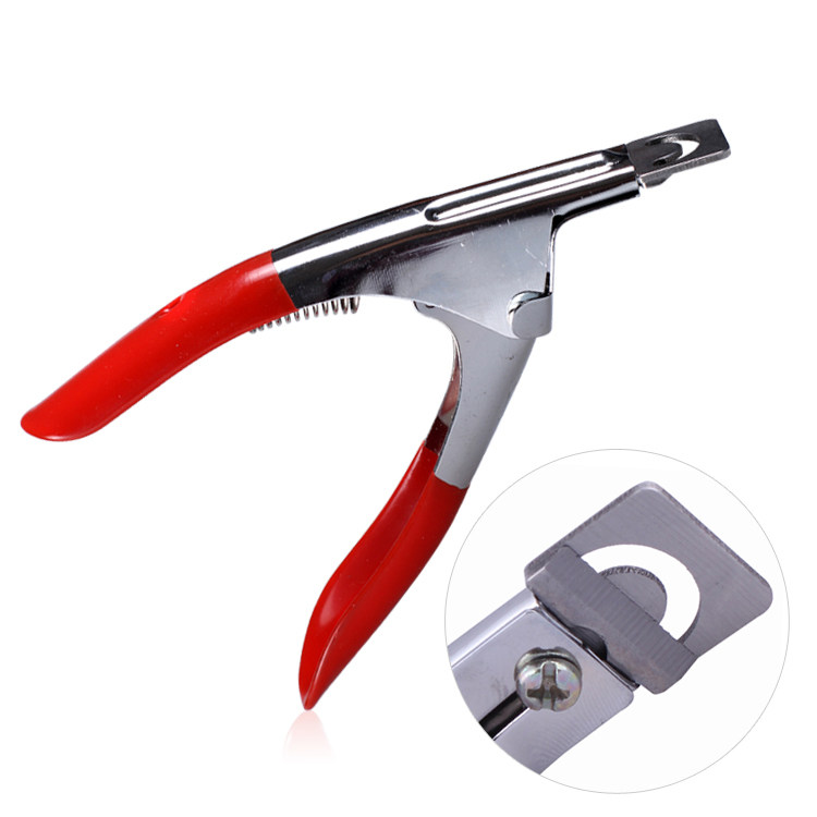 Manicure tools one-word scissors nail flat scissors nail shaping dead skin scissors phototherapy extension trimming scissors