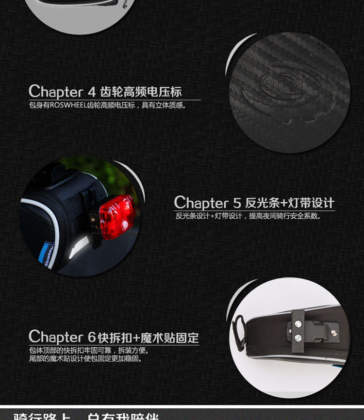 Sacoche pour vélo ROSWHEEL - Ref 2212612 Image 10