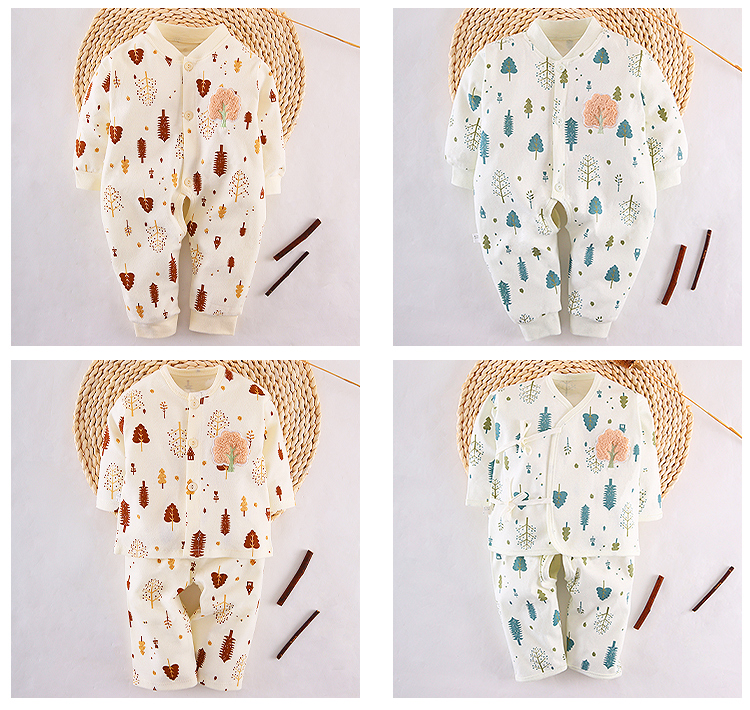 Nhung Bắc Cực hữu cơ cotton hộp quà tặng trẻ sơ sinh Bộ quần áo cotton cho mẹ và trẻ em cung cấp Daquan quà trăng tròn set đồ sơ sinh cho bé gái