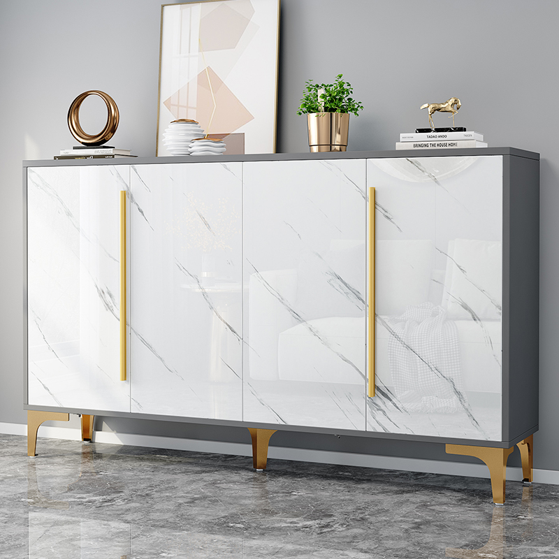 Shoes cabinet household doorway large capacity locker Northern Europe light luxury entry to the seat cabinet economy living room rack