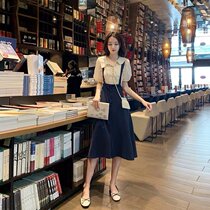 Dresses Andromeda Supersensonian harness Wind Korean girl wears a touch of sweet and beautiful balloon egg French style overknee two sets