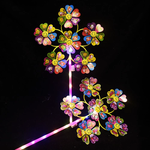 Крутящаяся разноцветная дорожная большая мультяшная игрушка «Ветерок» для детского сада