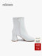 Edition Sheepskin Short Boots for Women Spring New Style French Style Thick High Heel Genuine Leather Boots Ebd1Shs004