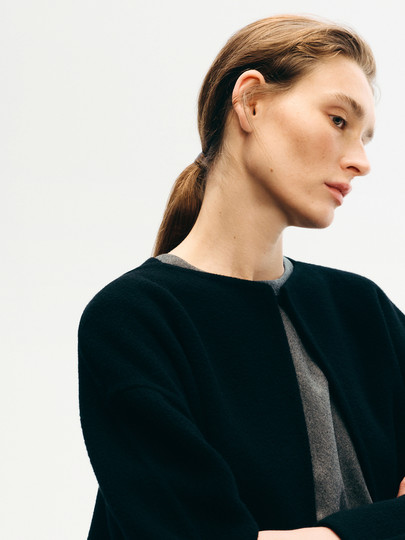 [Same Style as Gao Yuanyuan] Edition2025 Winter New Camel Wool Double-Sided Woolen Short Coat Ebe4Cot044