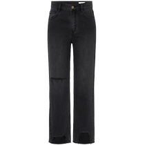 Edition jeans femme 2024 été nouveau grindle perforant 90% pantalon étanche pants EBD2JEN020