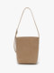 Edition Bucket Bag for Women 2025 Spring New Warm Camel Color Cowhide Suede Shoulder Bag Ebe1Hbg005