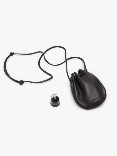 Edition Mini Bag for Women 2025 Winter New Drawstring Bell Purse Halter Sheepskin Bag Ebe4Hbg007