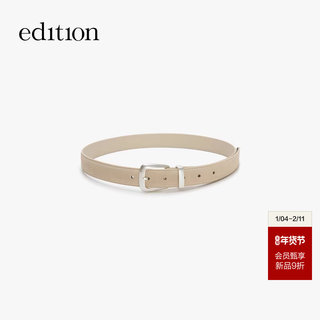 Edition Belt for Women 2026 Spring New Vintage Cowhide Nubuck Leather Belt Versatile Ebf1Blt002