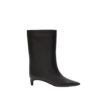 edition cowhide short boots for women 2024 autumn new retro pointed wide tube stiletto leather boots EBD3SHS005