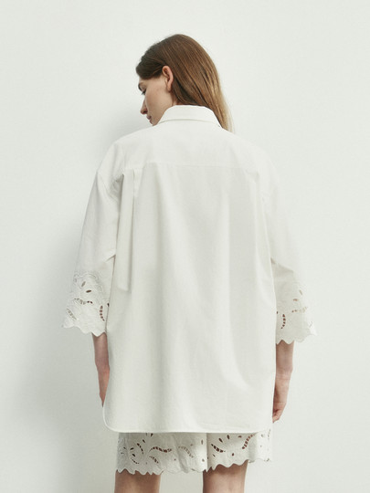 Edition× Sea Joint Series 2025 Autumn New Hollow Embroidery Shirt Ebe3Sht030