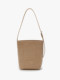 Edition Bucket Bag for Women 2025 Spring New Warm Camel Color Cowhide Suede Shoulder Bag Ebe1Hbg005