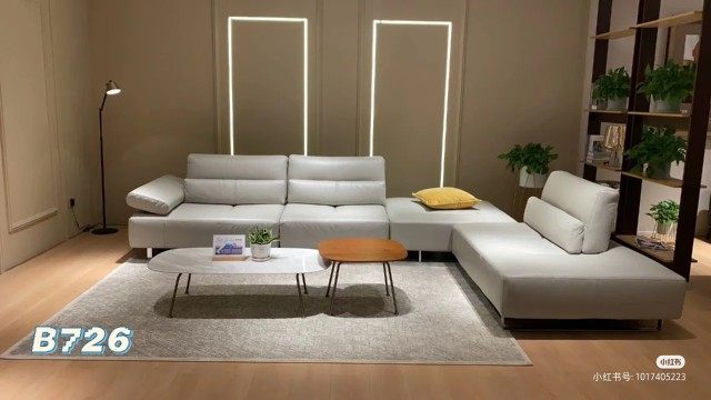 natuzzi editions Italian luxury minimalist combination sofa B726 sofa large living room