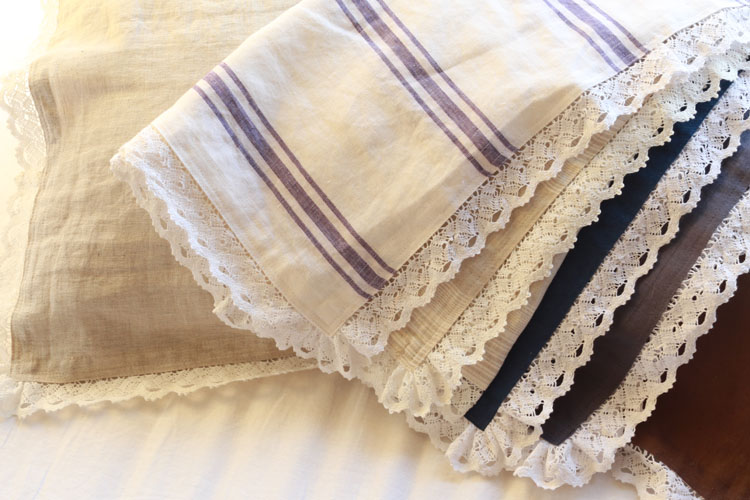 Tinh khiết linen ren nhiều màu kháng khuẩn ve làm mới thở tăng dành cho người lớn gối khăn gối khăn duy nhất khăn choàng gối