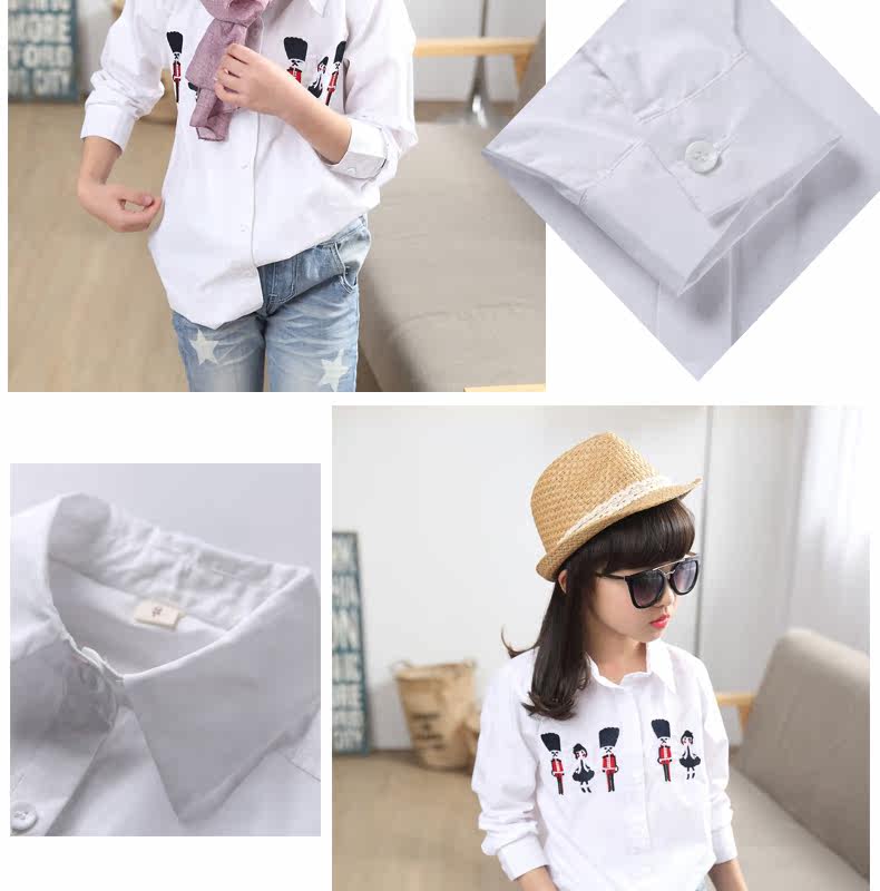 Chemise fille HUNHUNBEAR à manche longue - Ref 2084858 Image 43