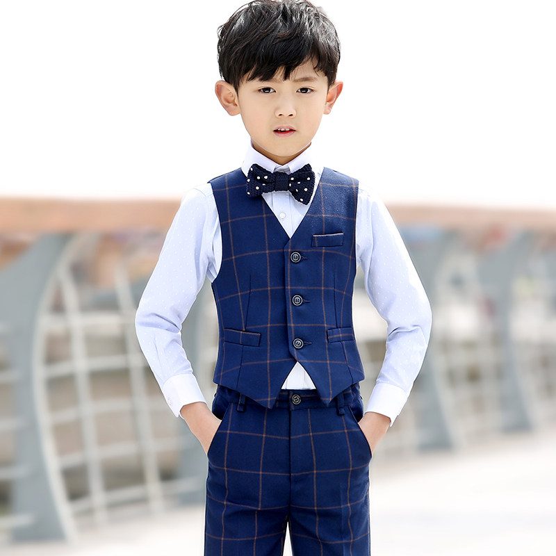 Flower Boy Gown Boy Gown Gown Boy Macchia Suit Choral Performance Piano Playing Suit Boy Gown Spring Autumn