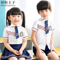 61 Children's Festival Performance Costume New Boys Girls Sling Pants Choir Kindergarten Performance Costume Kids Summer