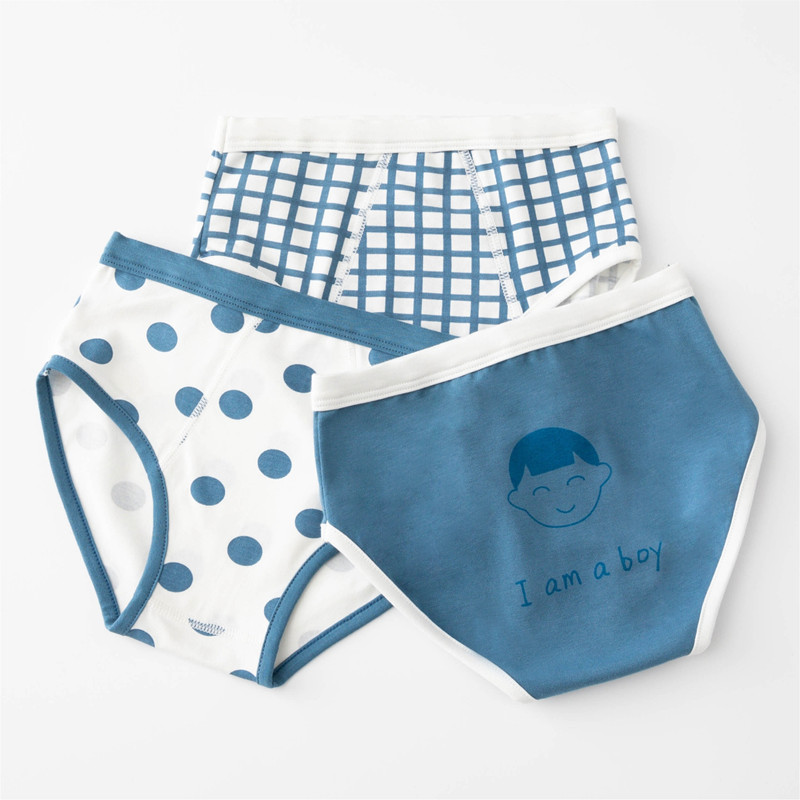 Children's underwear men do not clip shorts breathable triangle baby boxer summer girls underwear cotton boxer