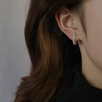 Реалистичные клипсы, серьги из жемчуга, без проколов ушей