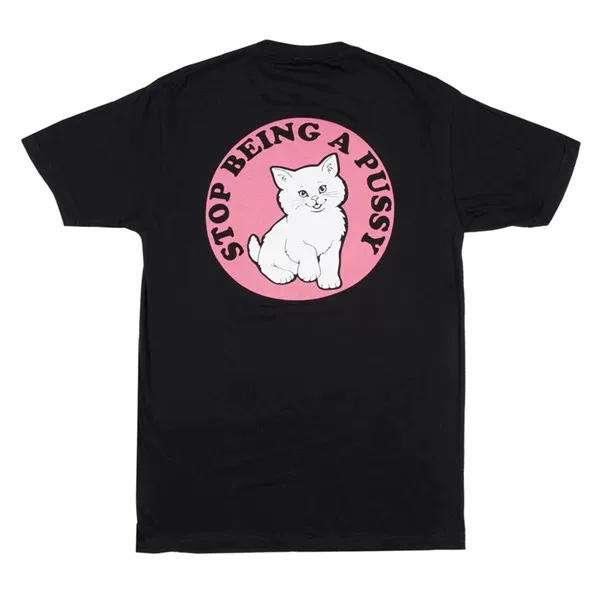 Аутентичный сломанный код благосостояние RIPNDIP средний палец сучья карманная футболка basic короткий рукав