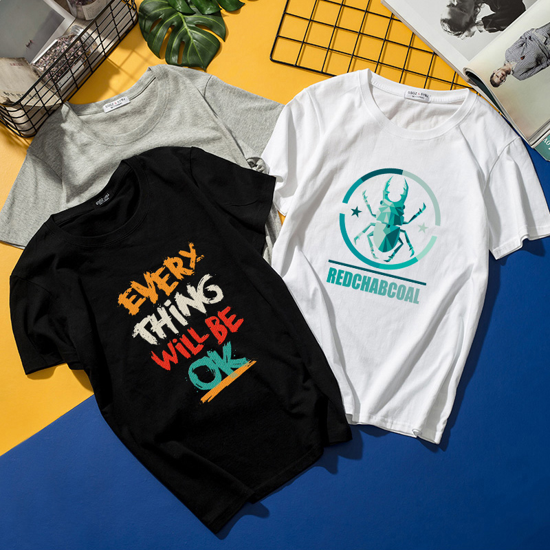 【超值19.9】情侣宽松纯棉短袖T恤