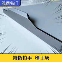 Light luxury G handle modern simple wardrobe door thumb handle gold cabinet door Nordic style long door handle