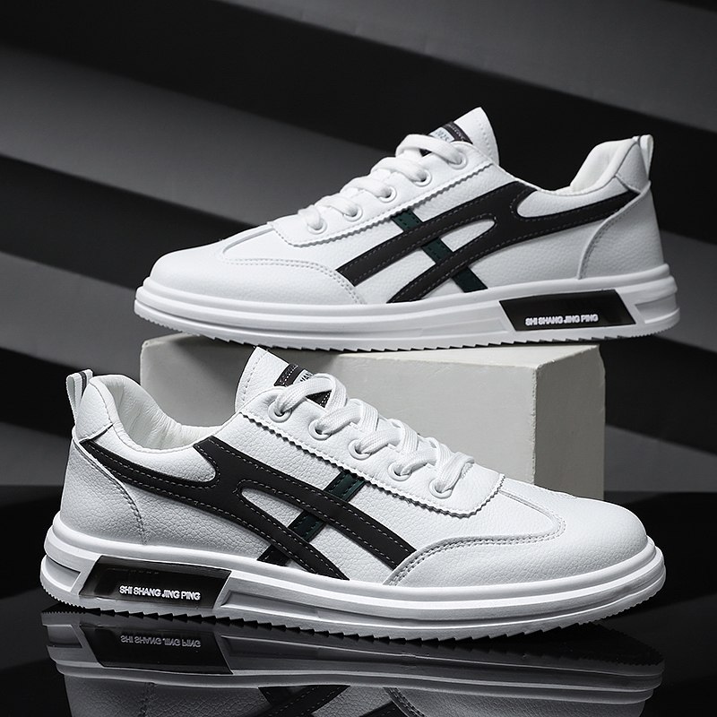 2021 New Fashion Casual Men's Shoes Pilot 100 Hitchhiking Shoes Teen Korean Version Trend Soft Bottom Little White Tide Shoes