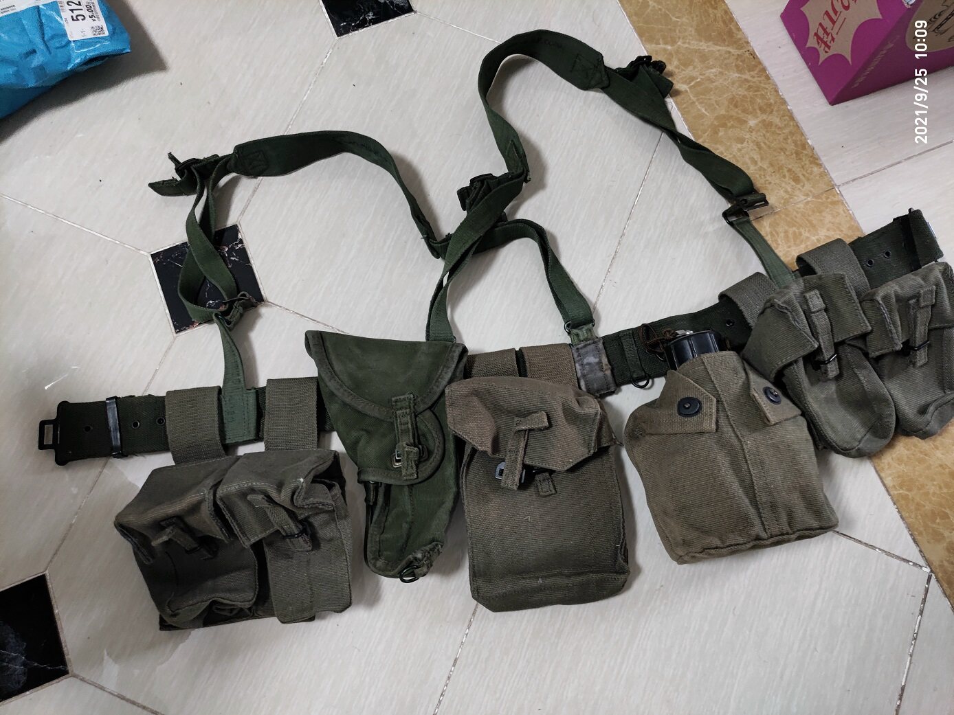 British SAS Northern Ireland P58 Canvas Outdoor Camping Survival Training Carrying Tactical Backpack