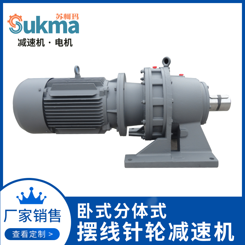 Horizontal split cycloidal needle wheel reducer flange disassembly is convenient for manufacturers to sell support custom BWD XWD