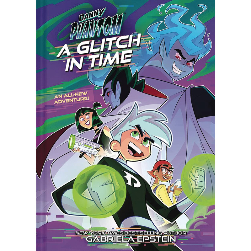 English Paperback Version Danny Phantom a Glitch in Time Novel