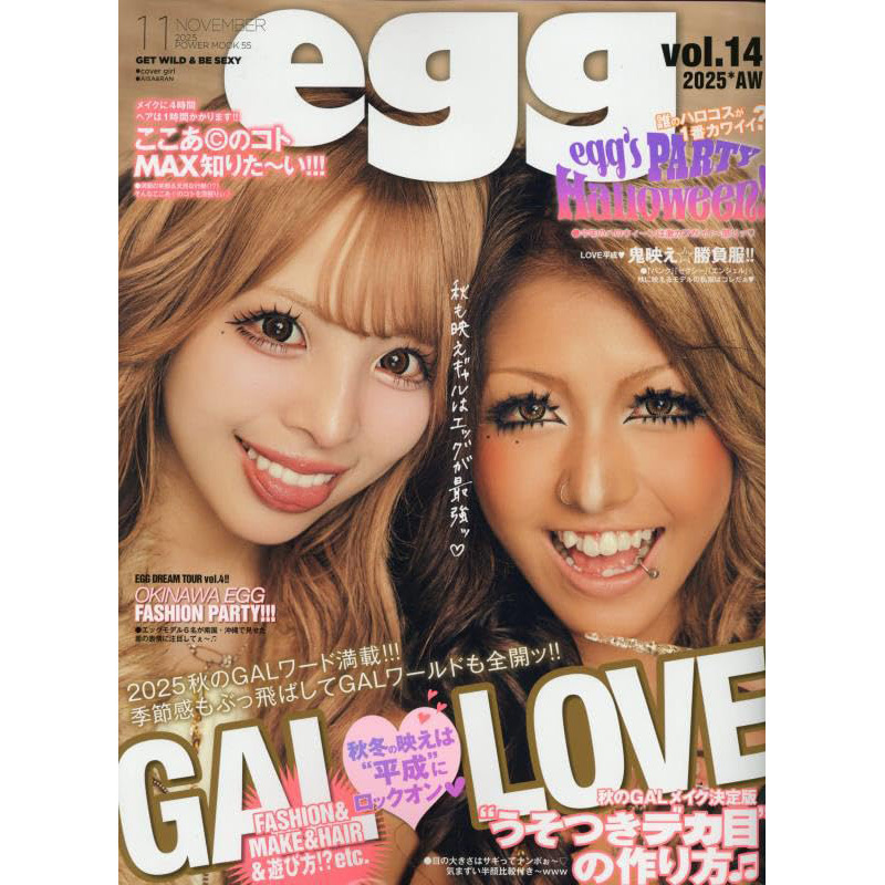 In-Stock Egg Vol.14 Japan 2025 Autumn/Winter New Fashion and Makeup Trends Cultural Trends Special Report Information Book Japanese Edition