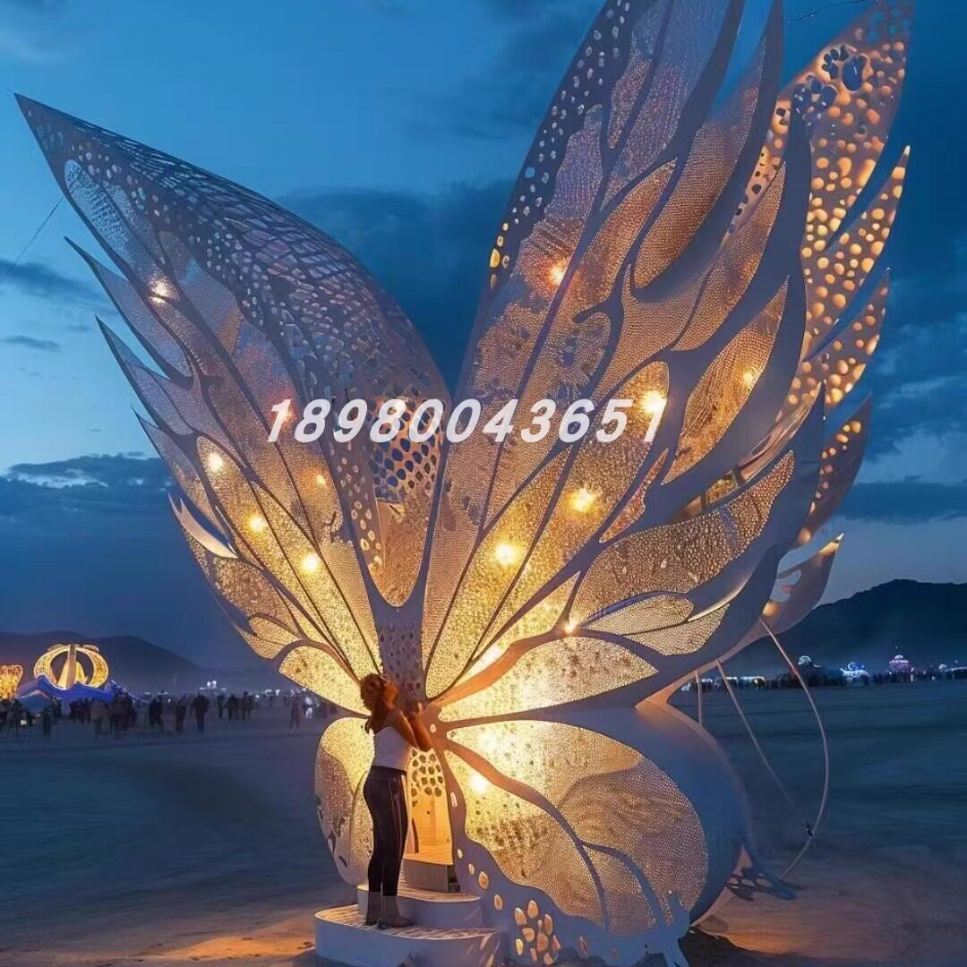 网红蝴蝶美陈摆件爆火出圈!商场打卡新宠+引流神器,拍照氛围感直接拉满!-商业美陈-淘宝好物网