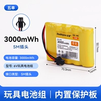 6V-3000MWH пять шампуров [Toy Group]