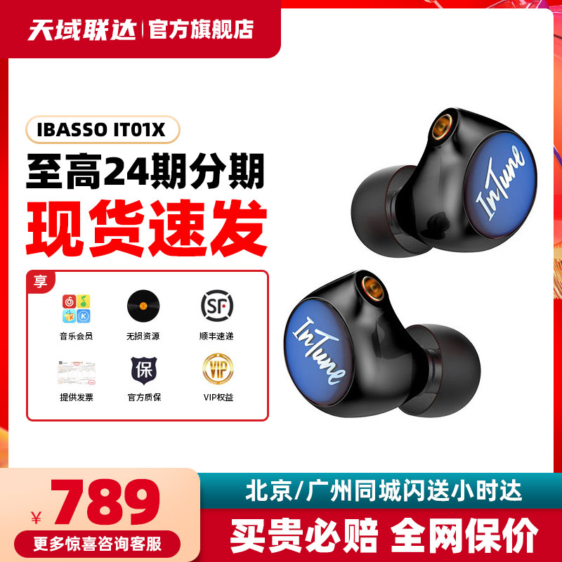 iBasso Ibasso IT01X Double Sided Diaphragm In-Ear Coil Music Hifi Fever Headphones
