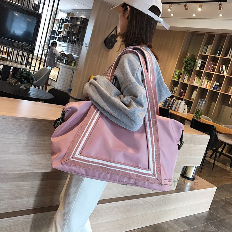 Japanese fashion luggage bag short-distance travel simple portable sports bag female portable large-capacity travel storage bag tide