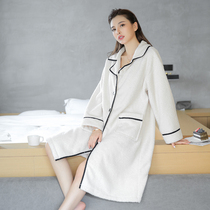 2020 new dressing gown women autumn and winter long coral velvet pajamas female high density flannel nightgown female home wear