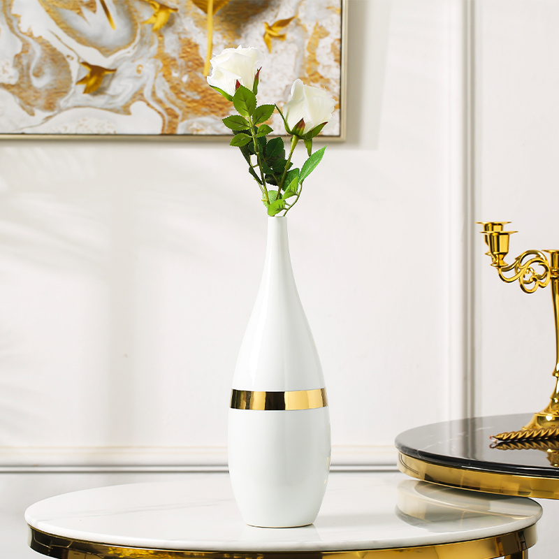 I and contracted white light and decoration ceramics vase new TV cabinet table of Chinese style household act the role ofing is tasted dry flower adornment furnishing articles